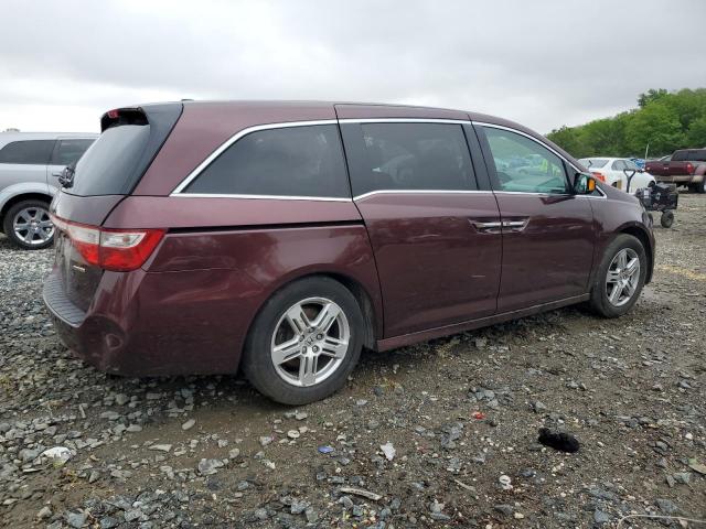 Vin: 5fnrl5h95bb052274, lot: 55680925, honda odyssey touring 20113