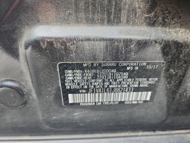 2018 SUBARU WRX LIMITE JF1VA1L61J8821433