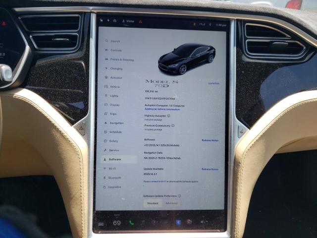 2015 TESLA MODEL S 70 5YJSA1S2XFF097664