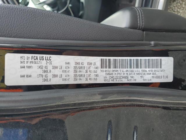 2016 DODGE DURANGO LI 1C4RDJDG1GC340856