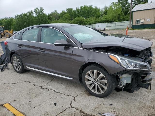 Vin: 5npe34af4gh435866, lot: 57616865, hyundai sonata sport 20164