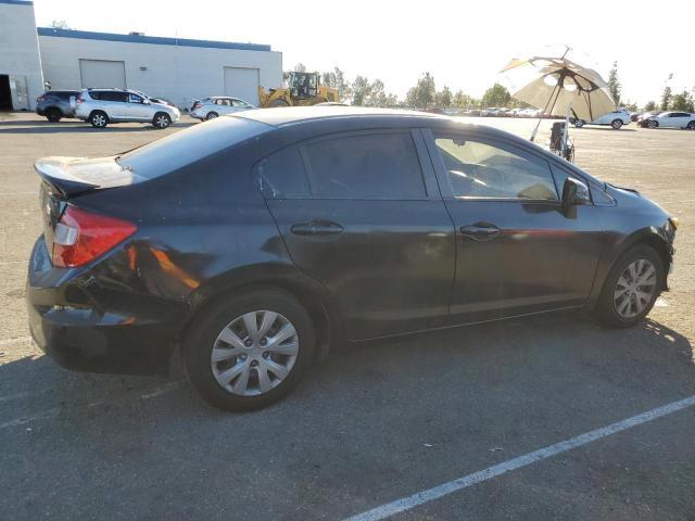 HONDA CIVIC LX 2012 black sedan 4d gas 19XFB2F50CE388197 photo #4