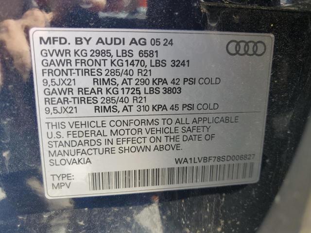 2025 AUDI Q7 PREMIUM WA1LVBF78SD006827