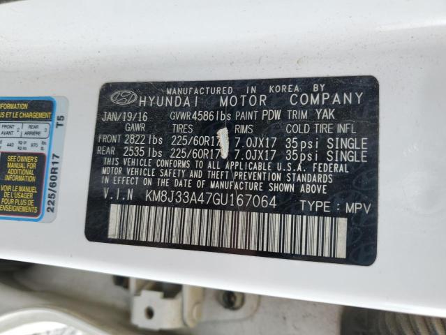 2016 HYUNDAI TUCSON LIM - KM8J33A47GU167064