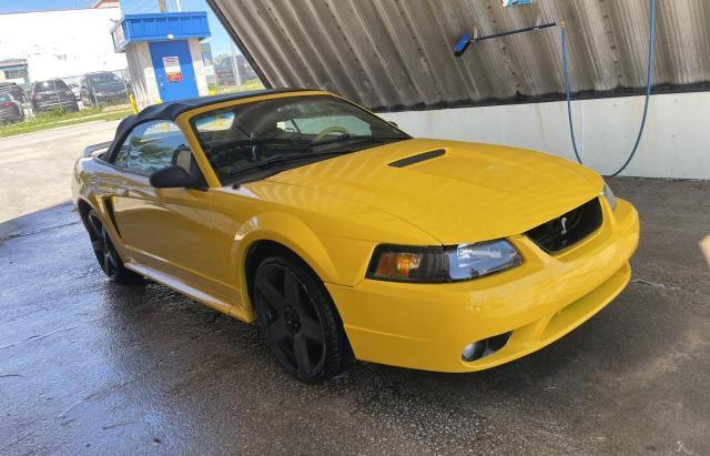 FORD MUSTANG GT 1999 yellow converti gas 1FAFP45X7XF114772 photo #1