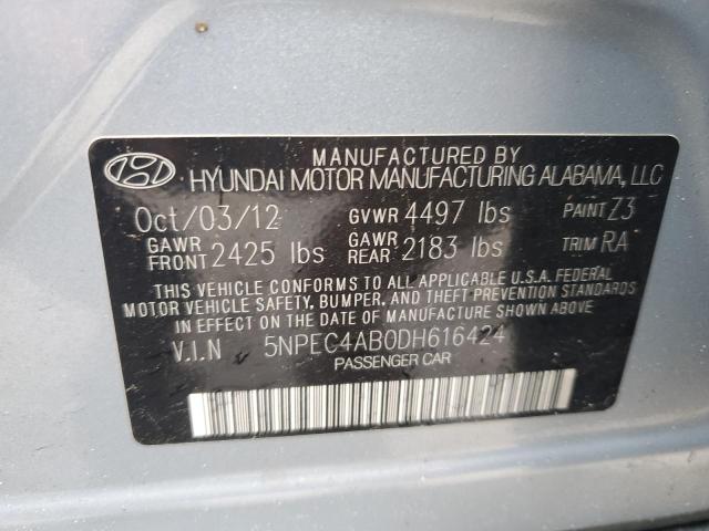 2013 HYUNDAI SONATA SE - 5NPEC4AB0DH616424