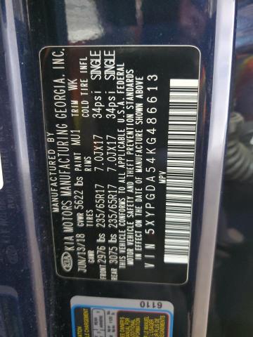 2019 KIA SORENTO LX - 5XYPGDA54KG486613