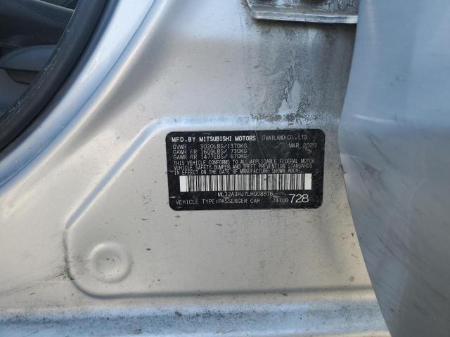 2020 MITSUBISHI MIRAGE ES ML32A3HJ7LH008576