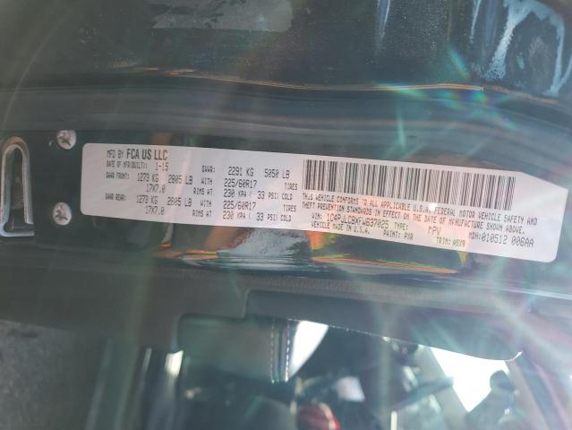 2015 JEEP CHEROKEE L 1C4PJLCBXFW637025