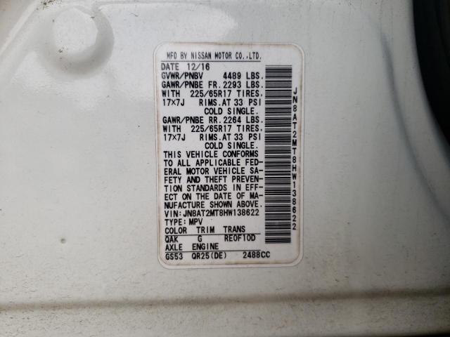2017 NISSAN ROGUE S - JN8AT2MT8HW138622