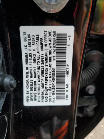 2019 HONDA INSIGHT LX 19XZE4F1XKE005149