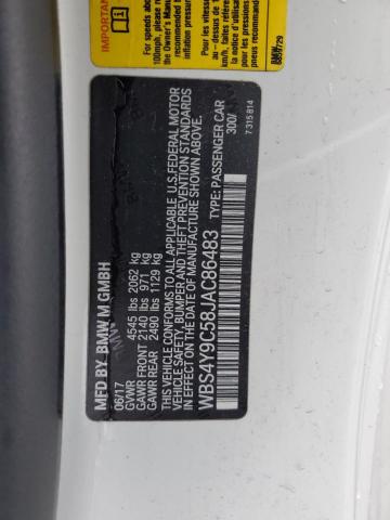 2018 BMW M4 - WBS4Y9C58JAC86483