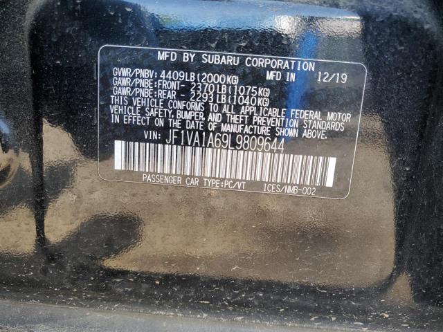 2020 SUBARU WRX JF1VA1A69L9809644