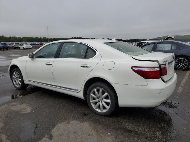LEXUS LS 600HL 2008 white  Hybrid JTHDU46F385000337 photo #3