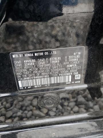 2016 ACURA RLX ADVANC JH4KC1F94GC001803