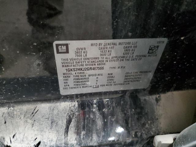 2016 GMC YUKON XL D #3318401561