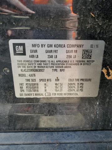 2016 BUICK ENCORE SPO KL4CJ2SM9GB630937
