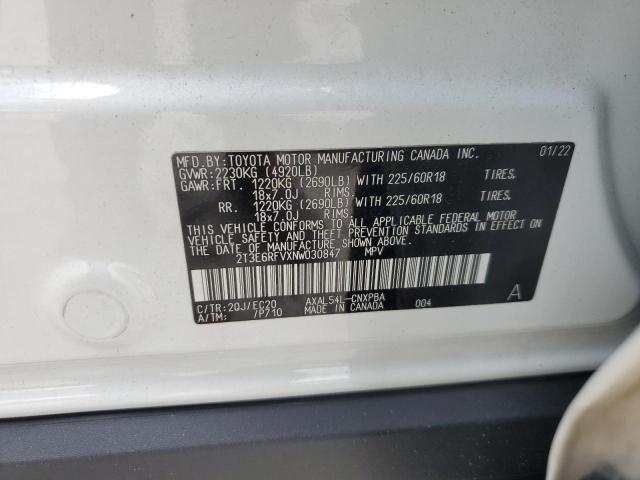 2022 TOYOTA RAV4 XSE - 2T3E6RFVXNW030847
