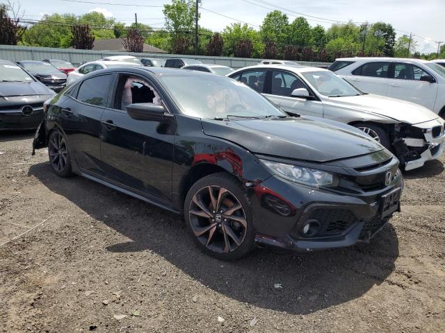 Vin: shhfk7h40ju425417, lot: 57980505, honda civic sport 20184