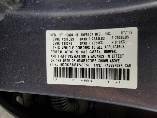 2015 HONDA ACCORD LX - 1HGCR2F38FA243074