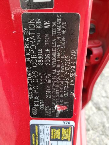 2015 KIA FORTE LX - KNAFX4A61F5337205