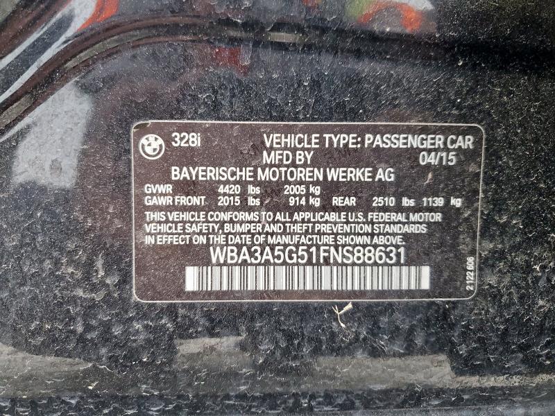 2015 BMW 328 I - WBA3A5G51FNS88631