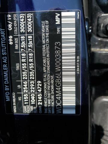 2020 MERCEDES-BENZ GLB 250 - WDC4M4GB6LW003873