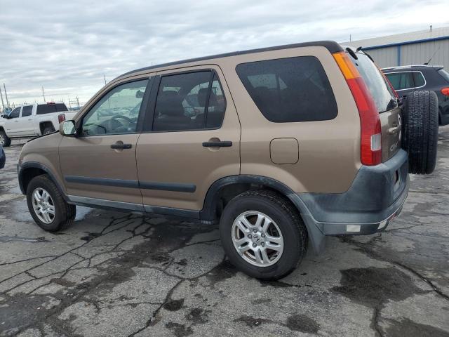 HONDA CR-V EX 2002 tan  gas JHLRD78892C036711 photo #3