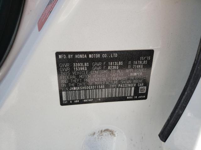 2016 HONDA FIT LX - JHMGK5H50GX011585