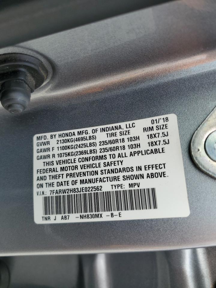 Honda Cr-v exl 2018