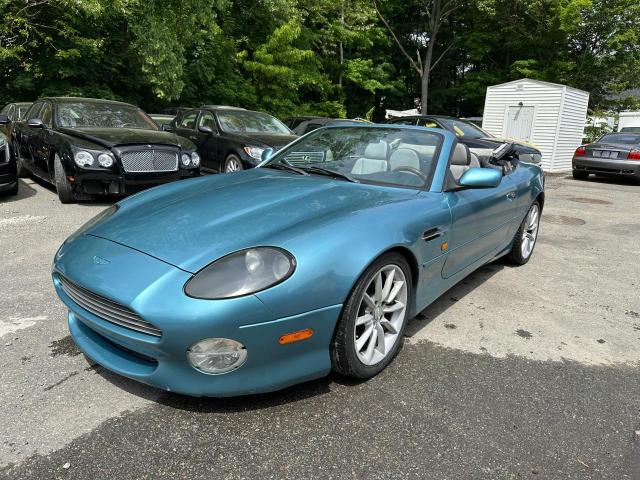 ASTON MARTIN DB7 VANTAG 2001 blue converti gas SCFAB42321K402008 photo #3