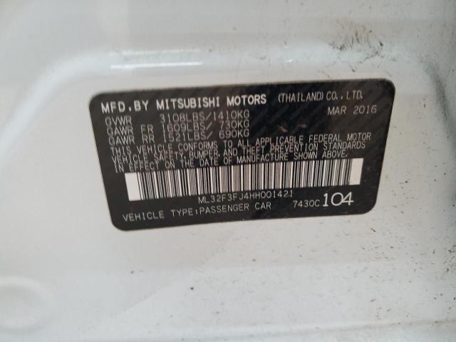 2017 MITSUBISHI MIRAGE G4 - ML32F3FJ4HH001421