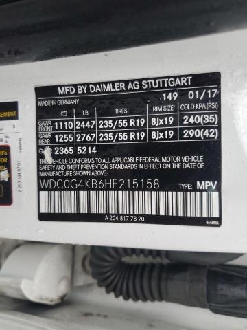 2017 MERCEDES-BENZ GLC 300 4M - WDC0G4KB6HF215158