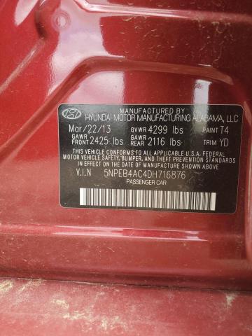 5npeb4ac4dh716876 - 2013 Hyundai Sonata Gls - #58536435
