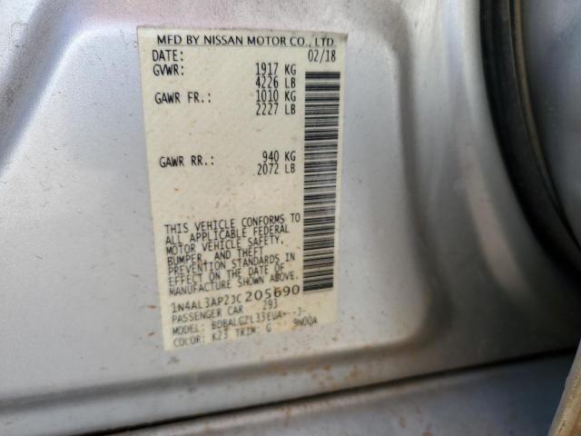 2018 NISSAN ALTIMA 2.5 - 1N4AL3AP2JC205690