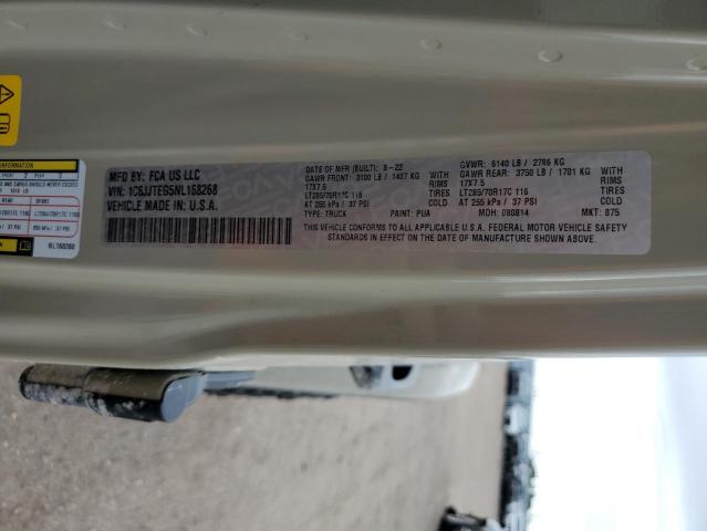 2022 JEEP GLADIATOR 1C6JJTEG5NL168268