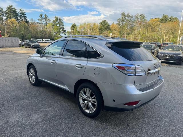 LEXUS RX 450H 2010 silver  Hybrid JTJBC1BA9A2006295 photo #4