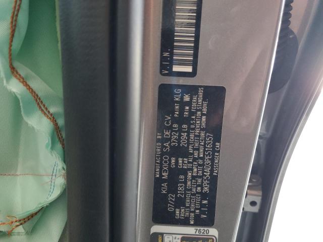 2023 KIA FORTE GT L - 3KPF54AD3PE516357