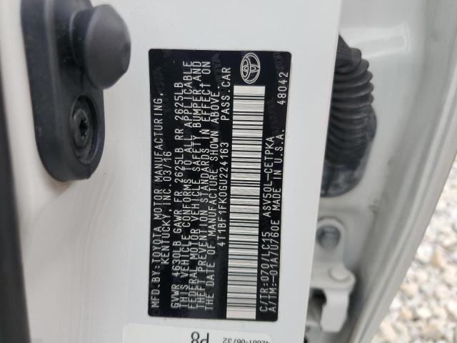 2016 TOYOTA CAMRY LE - 4T1BF1FK0GU224163
