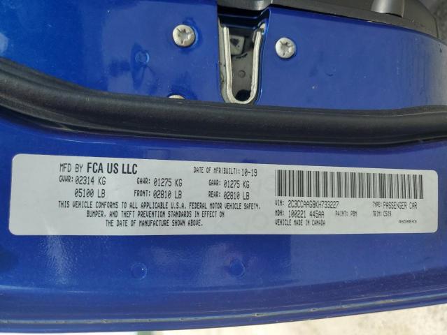 2019 CHRYSLER 300 TOURIN 2C3CCAAG8KH733227