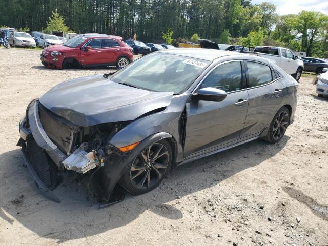 Vin: shhfk7g43ju217789, lot: 57127405, honda civic sport 2018 img_1