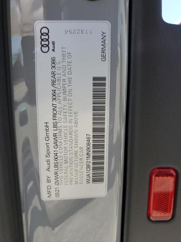 2021 AUDI RS6 WUA1CBF21MN908467