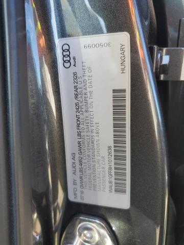 2017 AUDI S3 PREMIUM WAUB1GFF8H1012636