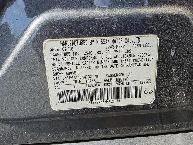 2017 INFINITI Q50 PREMIU - JN1EV7AP8HM732170