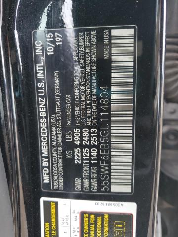 2016 MERCEDES-BENZ C 450 4MAT 55SWF6EB5GU114804