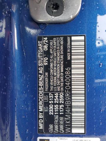 2024 MERCEDES-BENZ CLE 300 4M W1KMJ4HB9RF040086