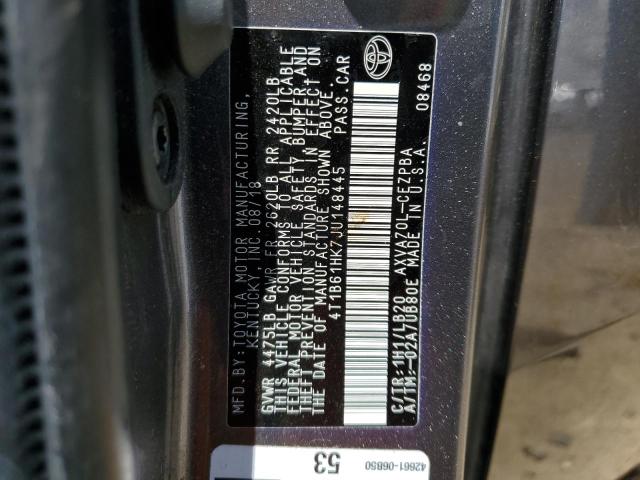 2018 TOYOTA CAMRY XSE - 4T1B61HK7JU148445