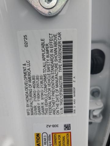 2025 HONDA ACCORD HYB 1HGCY2F56SA027366
