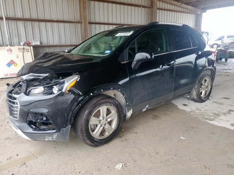 CHEVROLET TRAX 1LT 2019 black  gas 3GNCJLSB0KL378536 photo #1