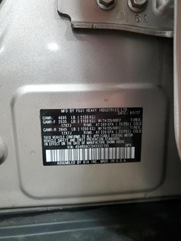2017 SUBARU OUTBACK 2. - 4S4BSACC5H3332195